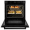 30 In. Professional True Convection Single Wall Oven With Air Fry And Self Clean In Black Stainless Steel