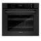 30 In. Professional True Convection Single Wall Oven With Air Fry And Self Clean In Black Stainless Steel