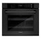 30 In. Professional True Convection Single Wall Oven With Air Fry And Self Clean In Black Stainless Steel