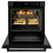 30 In. Professional True Convection Single Wall Oven With Air Fry And Self Clean In Black Stainless Steel