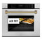 Autograph Edition 30 In. Professional True Convection Single Wall Oven With Air Fry And Self Clean In Satin Stainless Steel With Polished Gold Helix Handle