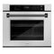 Autograph Edition 30 In. Professional True Convection Single Wall Oven With Air Fry And Self Clean In Satin Stainless Steel With Matte Black Handle