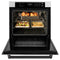 Autograph Edition 30 In. Professional True Convection Single Wall Oven With Air Fry And Self Clean In Satin Stainless Steel With Matte Black Handle