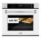 30 In. Professional True Convection Single Wall Oven With Air Fry And Self Clean In Stainless Steel With White Matte Door