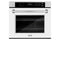 30 In. Professional True Convection Single Wall Oven With Air Fry And Self Clean In Stainless Steel With White Matte Door