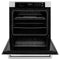 30 In. Professional True Convection Single Wall Oven With Air Fry And Self Clean In Stainless Steel With White Matte Door