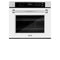 30 In. Professional True Convection Single Wall Oven With Air Fry And Self Clean In Stainless Steel With White Matte Door