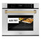 Autograph Edition 30 In. Professional True Convection Single Wall Oven With Air Fry And Self Clean In Stainless Steel With Champagne Bronze Handle