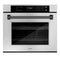 Autograph Edition 30 In. Professional True Convection Single Wall Oven With Air Fry And Self Clean In Stainless Steel With Matte Black Handle