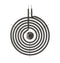 8" Plug-In Calrod Burner Element
