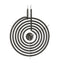 8" Plug-In Calrod Burner Element
