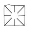 Gas Range Grate - Black