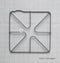 Range burner grate (gray)