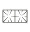 Gas Range Side Cast Iron Grate