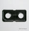 Gas Range Double Drip Pan - Left - Black Porcelain