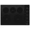 30-inch Electric Ceramic Glass Cooktop with Two Dual Radiant Elements