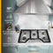 36-inch Gas Cooktop with 5 Burners and EZ-2-Lift™ Hinged Cast-Iron Grates