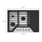 30-inch Gas Cooktop With 5 Burners And Ez-2-lift™ Hinged Cast-iron Grates And Griddle
