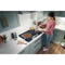 36-inch Gas Cooktop with 5 Burners and EZ-2-Lift™ Hinged Cast-Iron Grates and Griddle