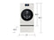 Bespoke AI All-in-One Vented Combo AI Home 7" LCD Display AI OptiWash™ & Dry 5.3 cu.ft.