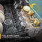 Quiet Dishwasher with Adjustable Upper Rack