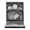 Quiet Dishwasher with Adjustable Upper Rack