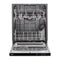 Quiet Dishwasher with Adjustable Upper Rack