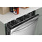 24" Stainless Steel Dishwasher with Spin&Load Rack and AI Intelligent Wash - 50 dBA