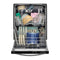 Eco Series Quiet Dishwasher with a washing 3rd Rack & Water Repellent Silverware Basket