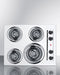 24" Wide 4-Burner Coil Cooktop