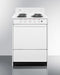 24" Wide Electric Coil Top Range