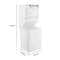 3.5 cu.ft Electric Stacked Laundry Center 9 Wash cycles and AutoDry™