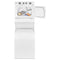 3.5 cu.ft Long Vent Electric Stacked Laundry Center 9 Wash cycles and AutoDry™