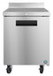 Freezer, Single Section Worktop, Stainless Door with Lock