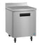 Freezer, Single Section Worktop, Stainless Door with Lock
