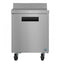 Freezer, Single Section Worktop, Stainless Door with Lock