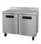 Freezer, Two Section Worktop, Stainless Doors with Lock