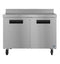 Freezer, Two Section Worktop, Stainless Doors with Lock