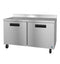Freezer, Two Section Worktop, Stainless Doors with Lock