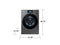 AI Home 7" LCD Display | AI OptiWash+™ | 5.3 cu.ft.