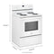 4.8 cu. ft. Electric Range with Keep Warm setting