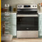 30-inch Electric Range with No Preheat Mode and Steam Clean