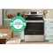 30-inch Electric Range with No Preheat Mode and Steam Clean
