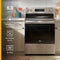 30-inch Energy Star Electric Range with Air Cooking Technology, No Preheat Air Fry and Air Baking and Self Clean
