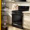 30-inch Electric Smart Range with Air Cooking Technology, No Preheat Air Fry, High Speed Preheat Oven, WipeClean™ Coating, and Steam/Self Clean