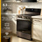 30-inch Electric Smart Range with Air Cooking Technology, No Preheat Air Fry, High Speed Preheat Oven, WipeClean™ Coating, and Steam/Self Clean