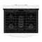 30-inch Smart Gas Range with Air Cooking Technology, No Preheat Air Fry, Steam/Self Clean and High Speed Preheat