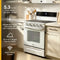 30-inch Smart Gas Range with Air Cooking Technology, No Preheat Air Fry, Steam/Self Clean and High Speed Preheat