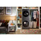 Compact ENERGY STAR® Ventless Heat Pump Laundry Tower with 2.7-cu ft Washer and Electric 4.3-cu ft Dryer