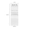 3.5 cu.ft Long Vent Gas Stacked Laundry Center 9 Wash cycles and Wrinkle Shield™
